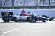 Kyle Kirkwood drives his No. 27 Honda at IndyCar's Firestone Grand Prix of St. Petersburg - Source: Getty